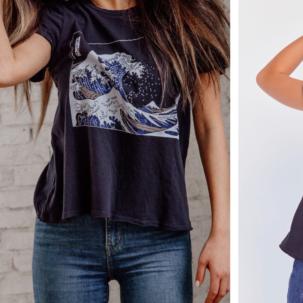 Urban outfitters future state wave tee